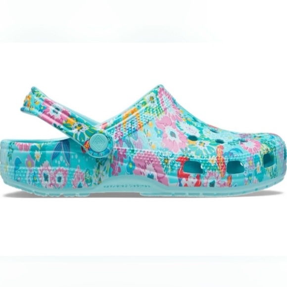 New limited edition Disney the little mermaid crocs W6. NWT - Picture 2 of 2